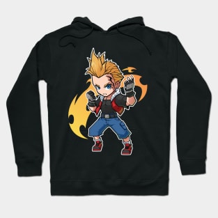 Zell Dincht Chibi FF8 Fanart Hoodie